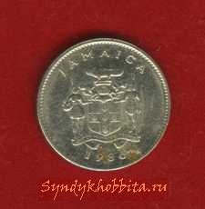 10 центов 1986 год Ямайка